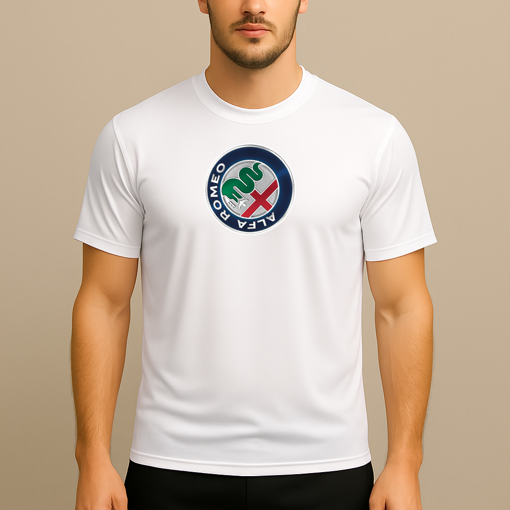 Men's Alfa Romeo Car Polyester T-Shirt